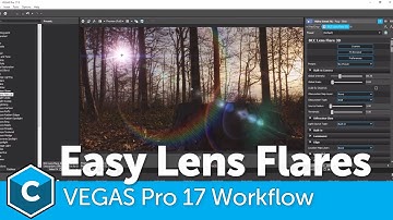 Using Boris FX Continuum LensFlare 3D in VEGAS Pro 17