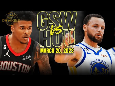 Golden State Warriors vs Houston Rockets Full Game Highlights | March 20, 2023 | FreeDawkins