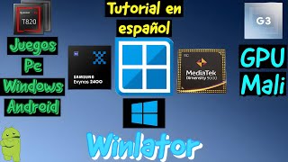 Tutorial:como instalar winlator en dispositivo Mediatek,exynos,unisot,Kirin,tensor,¡gpu Mali!