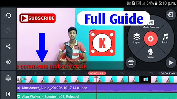 kinemaster video editing tutorial on android apps full bangla tutorial || How to edit kinemaster
