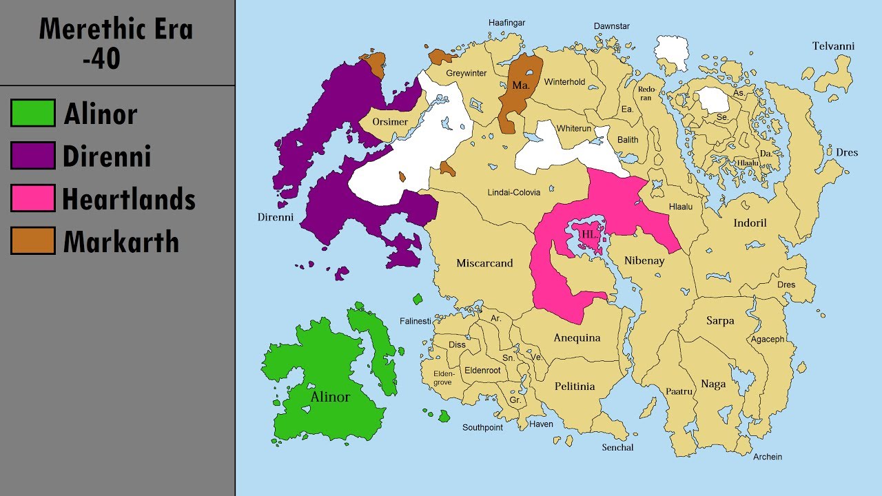 history of tamriel merethic