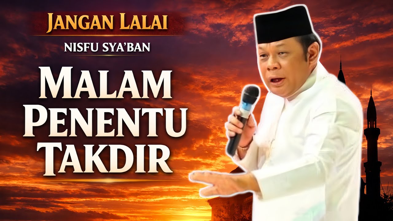 Malam Penentu Takdir | Ceramah KH Zainudin MZ | Nisfu Sya’ban