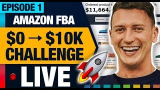 AMAZON FBA 10K CHALLENGE 🚀 FINDING THE TOP 10 PRODUCT IDEAS IN 30 MINUTES EPISODE 01 2019