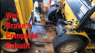 Wet brake’s complete rebuilt yale and hyster forklift