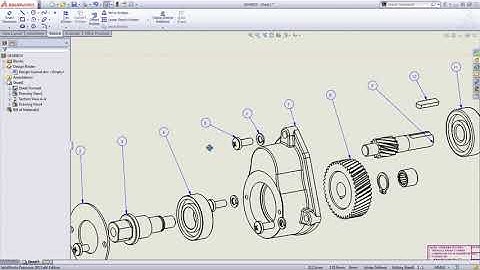 SolidWorks Drawing - Balloons