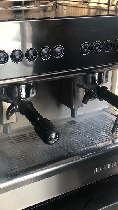 Coffee machine programming - YouTube