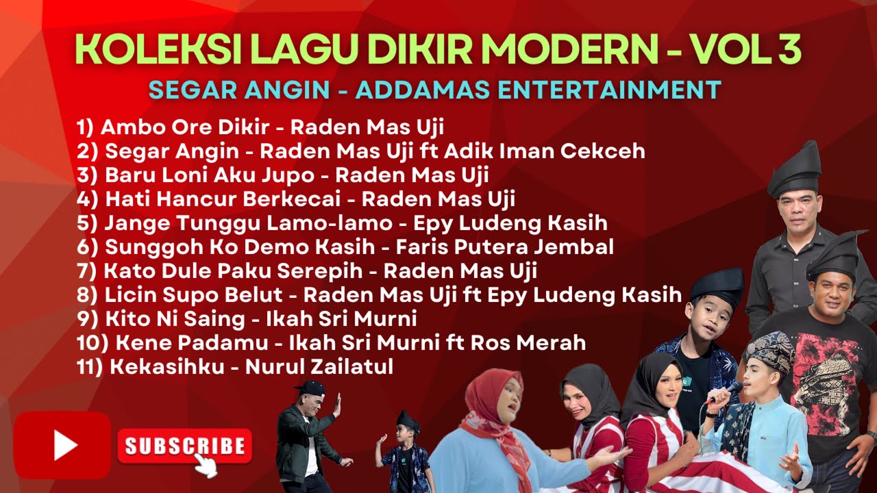 Koleksi Lagu Dikir Modern - Vol 3 || Segar Angin VS Ambo Ore Dikir - Addamas Entertainment