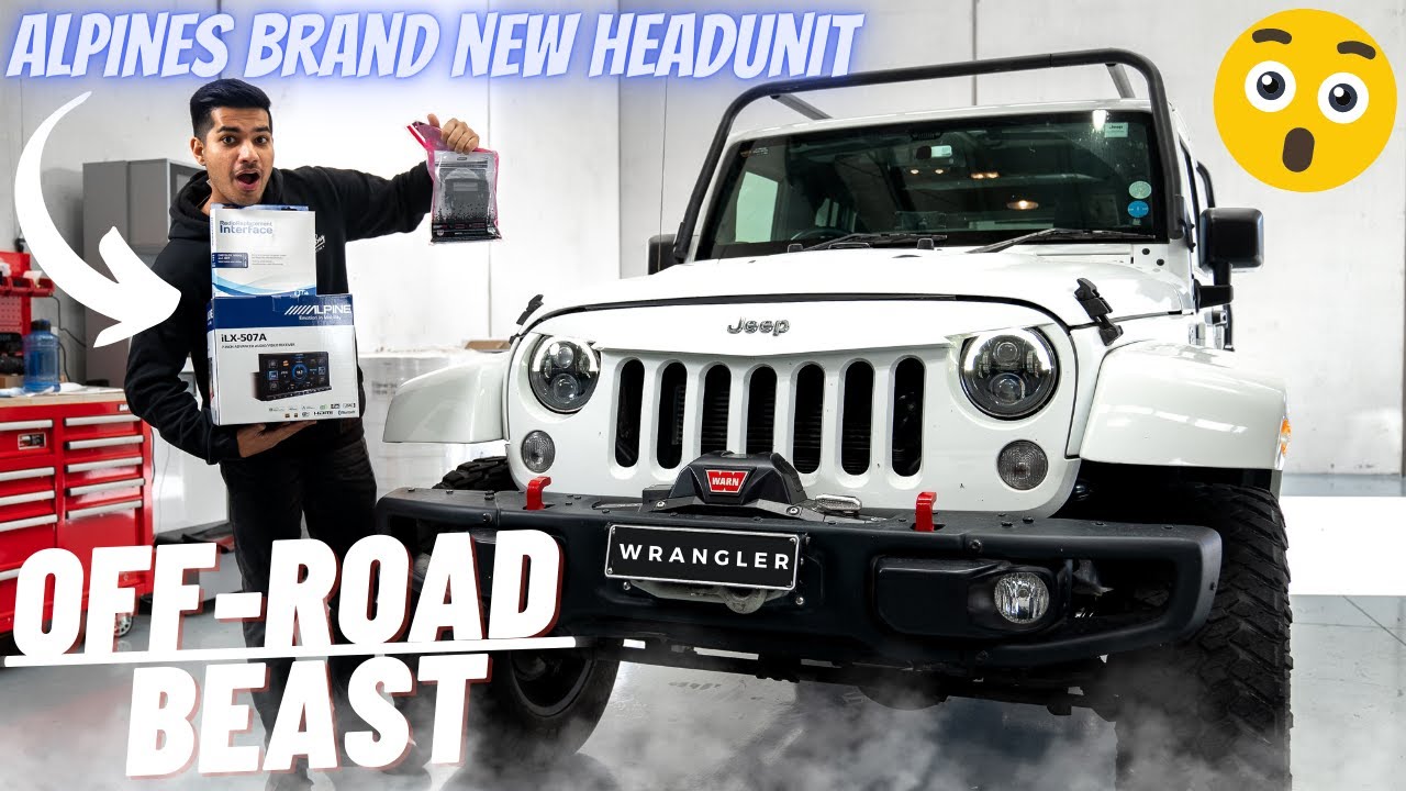 Jeep Wrangler Gets Alpines Brand New Wireless CarPlay Head-Unit! - YouTube