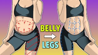 Burn Belly and Leg Fat Effectively with this Intense Lean & Toned Workout