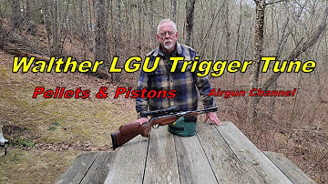 Walther LGU Air Rifle Rowan Engineering Trigger Upgrade