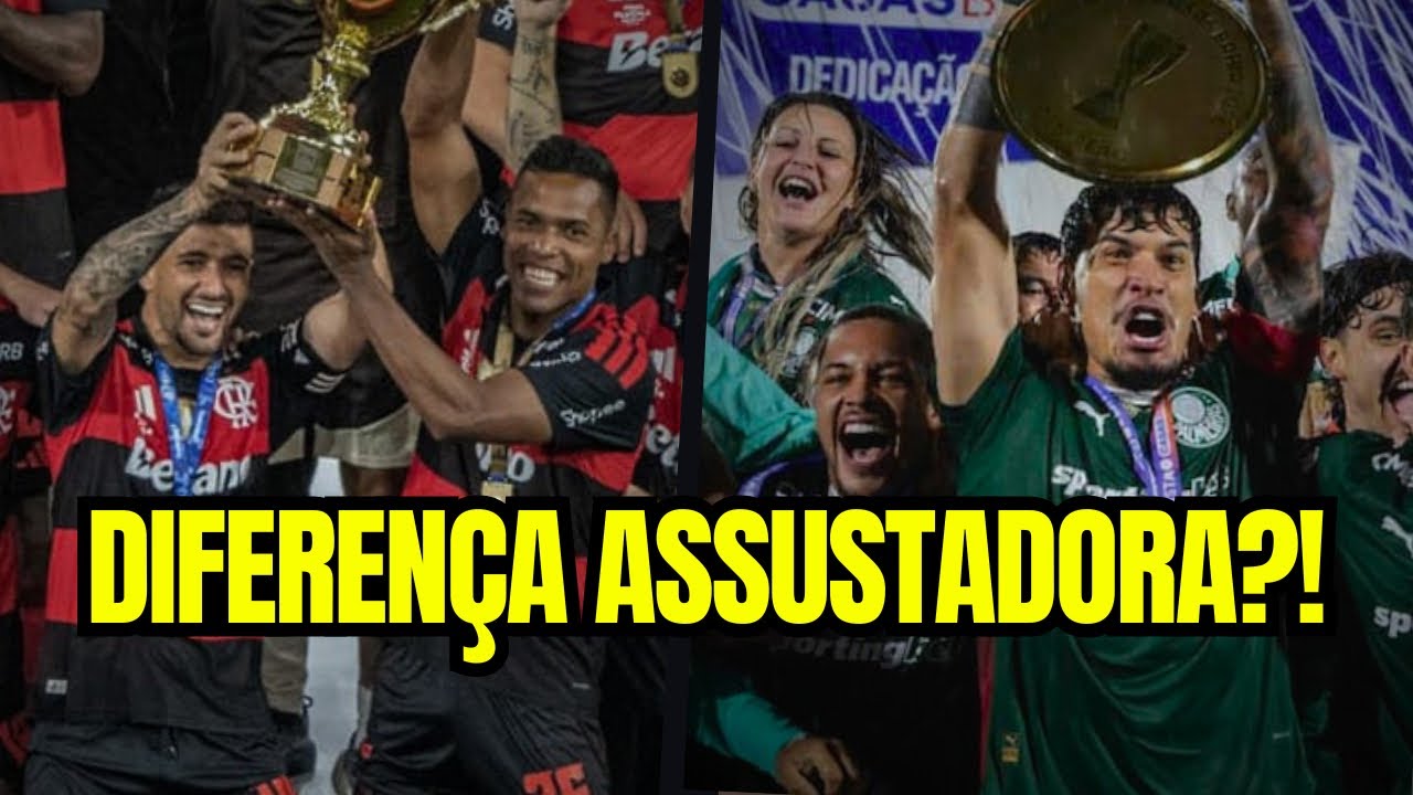 Palmeirenses INDIGNADOS com VALOR do PRÊMIO do Flamengo em RELAÇÃO ao Palmeiras 