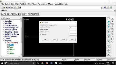 ANNA UNIVERSITY SIMULATION LAB-ANSYS APDL: Thermal Stress Analysis