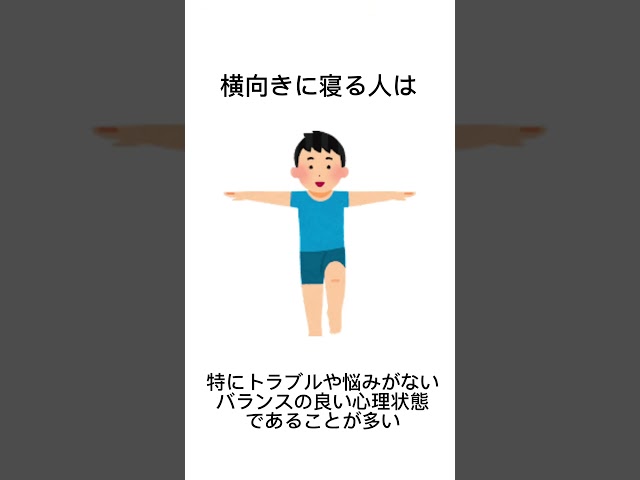 寝相でわかる心理状態