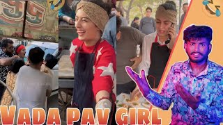 VADA PAV GIRL  riyeleti 🤣🤣 video  crrminati Vada pav girl roast video elvish Yadav roast video