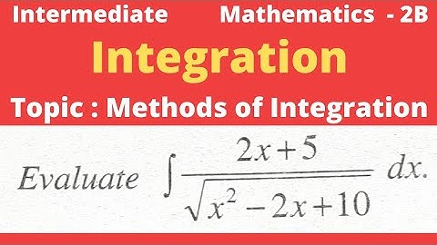 Methods of Integration |@EAG