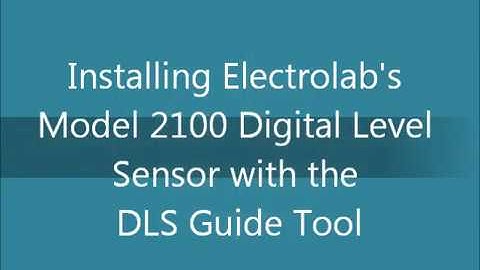 Installing the DLS2100 with the Guide Tool