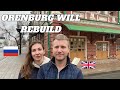 Orenburg will rebuild english russian family walk and talk through the old part of orenburg city