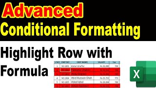 Advanced Conditional Formatting in MS Excel- XL Maza