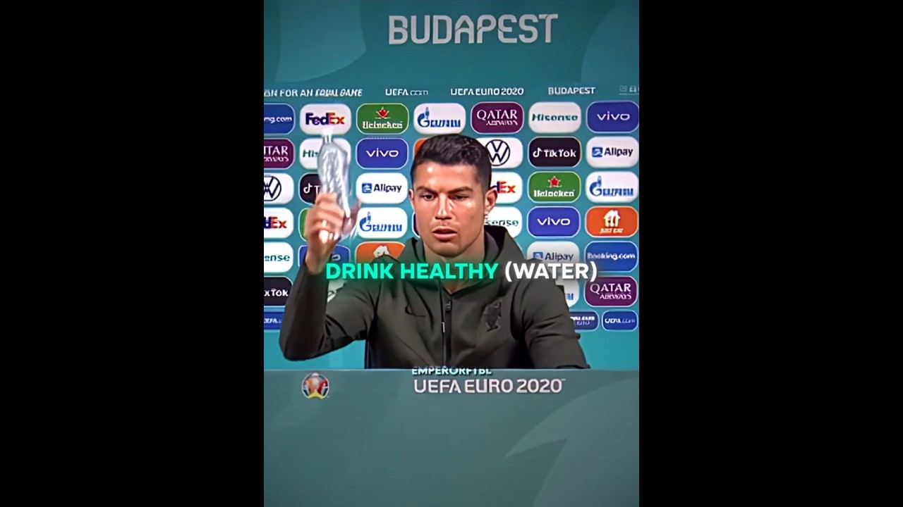 Ronaldo Always Drink Water..🤯🔥