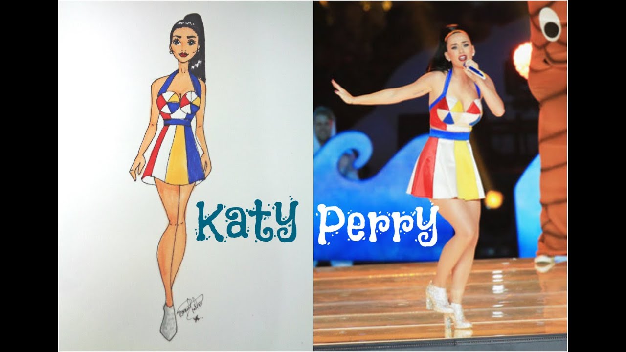 desenho de moda rápido katy perry youtube