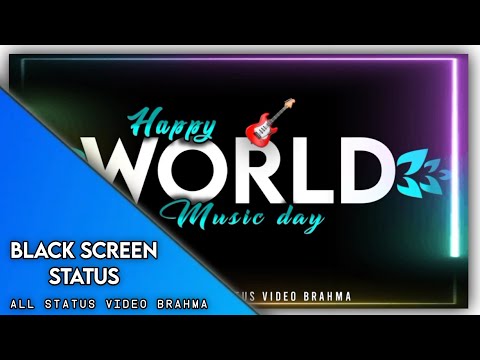Happy World Music Day - New WhatsApp Status | Happy World Music Day | #music_day