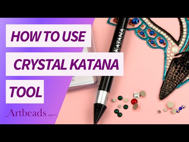 How to Use the Crystal Katana Rhinestone Pick Up Tool 