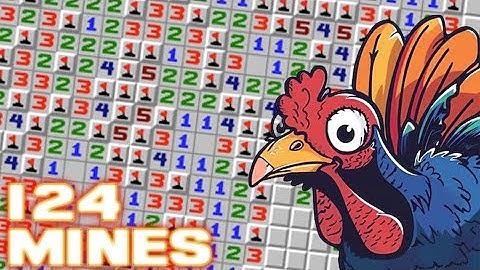 124 mines on Minesweeper Expert mode - late night failures then a turkey turning point life changer