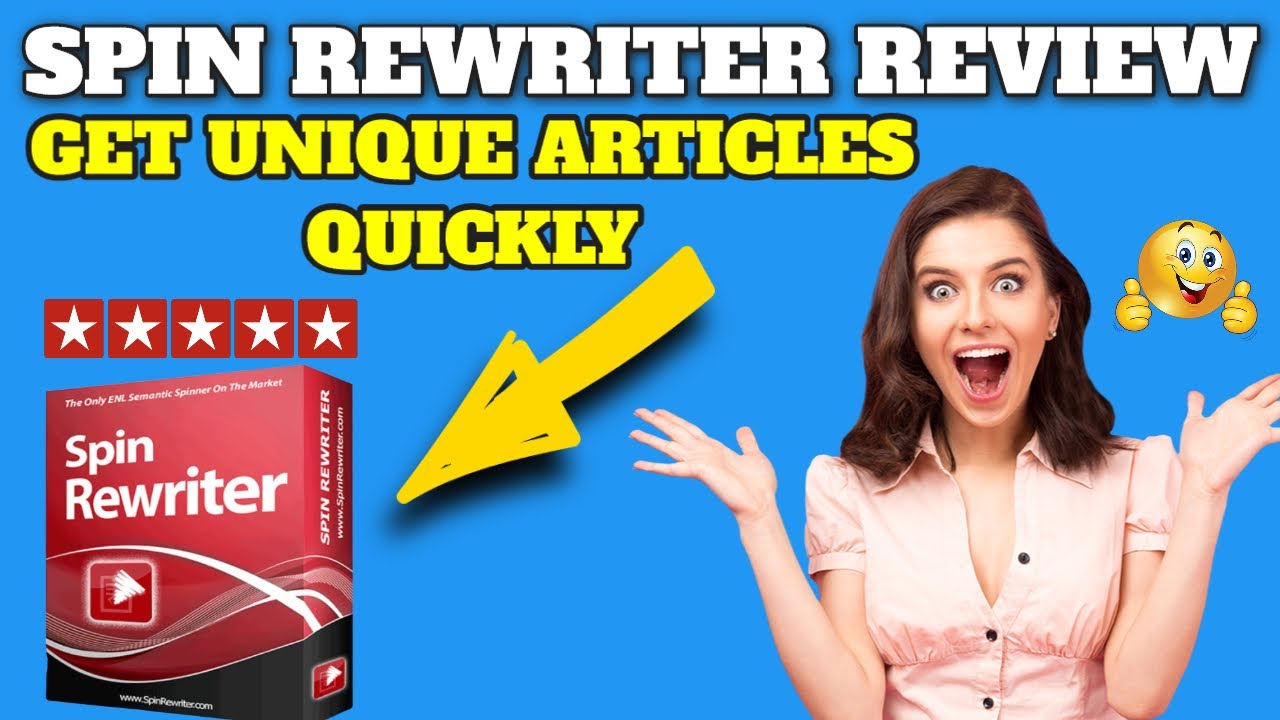 Spin Rewriter 10 Review & Spin Rewriter 10 Full Demo [NEW] YouTube