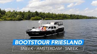 Tour mit dem Boot von Sneek (Friesland) nach Amsterdam und zurück