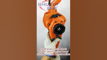 Manual lever hoist