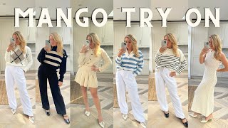 Mango Try On Haul | New In Spring Fashion! Spring Wardrobe Try On