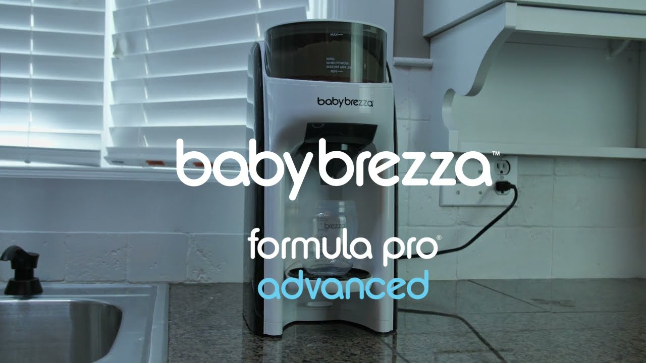 Préparateur De Biberons Automatique Baby Brezza Formula Pro Advanced - Noir Et Blanc Avec Entonnoir Supplémentaire