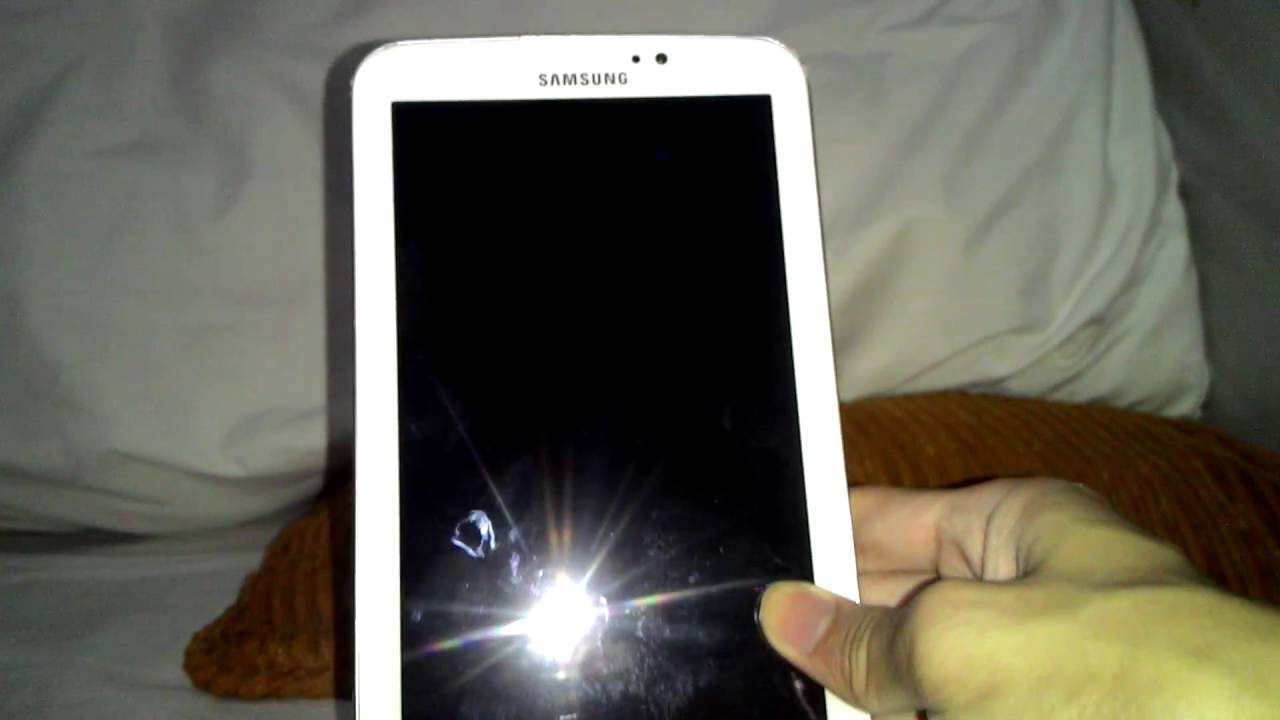 How To Remove The Back Cover Of Samsung Galaxy Tab 3 7 0 Youtube