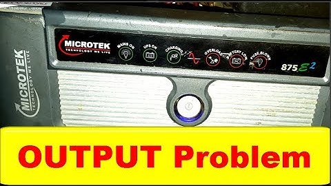 Microtek Inverter output problem.(Dead microtek Inverter को कैसे repair करे?)