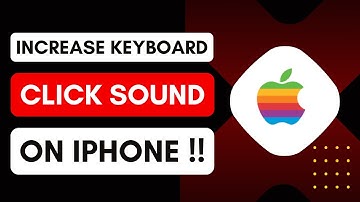 How To Increase Keyboard Click Sound On iPhone !