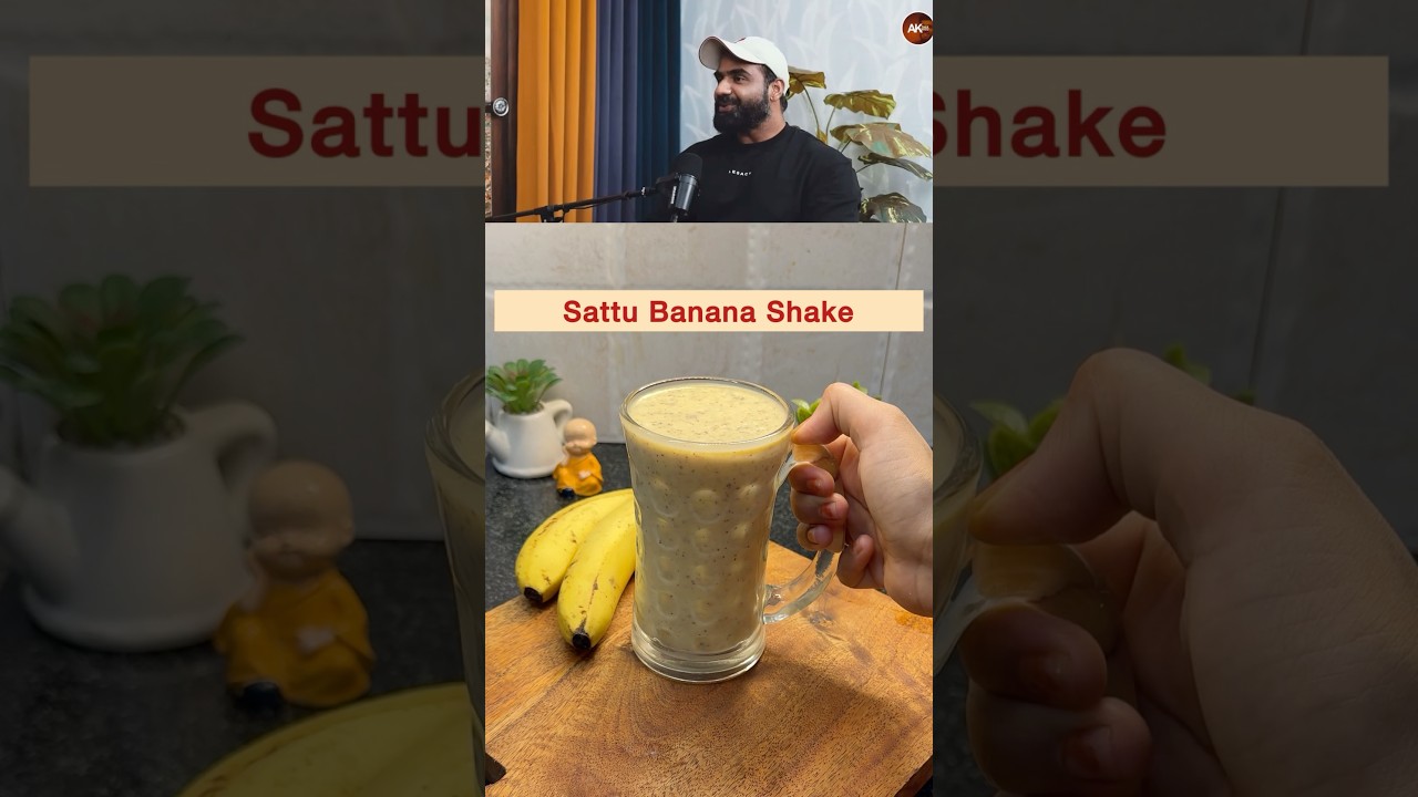 Viral Fitness Coach Nitesh Soni's ProteinDrink Recipe | Sattu Shake Benefit #shake #sattu #protein