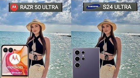 Motorola Razr 50 Ultra Flip VS Samsung Galaxy S24 Ultra Camera test Comparison