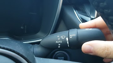 Activating the Rain Sensor For Toyota Corolla 2020-2021