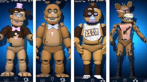FNAF AR Chocolate animatronics workshop animations