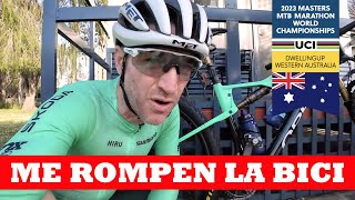 Rompen mi Orbea Oiz antes de correr el Mundial | Dwellingup Australia 2023 | Ibon Zugasti