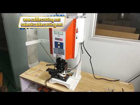 3T Pneumatic Wire Pressing Equipment Terminal Crimping Machine Side & End Feed OTP Applicator