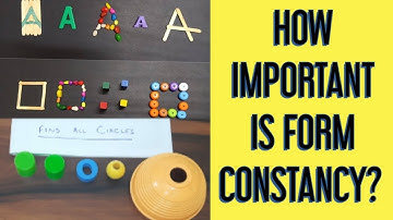 How to Practice VISUAL FORM CONSTANCY Skills?