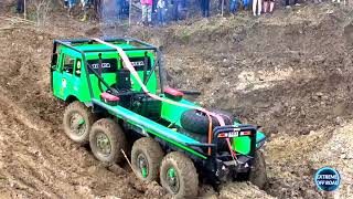 Tatra 8x8 European truck trial;    tough on hilly and muddy terrain