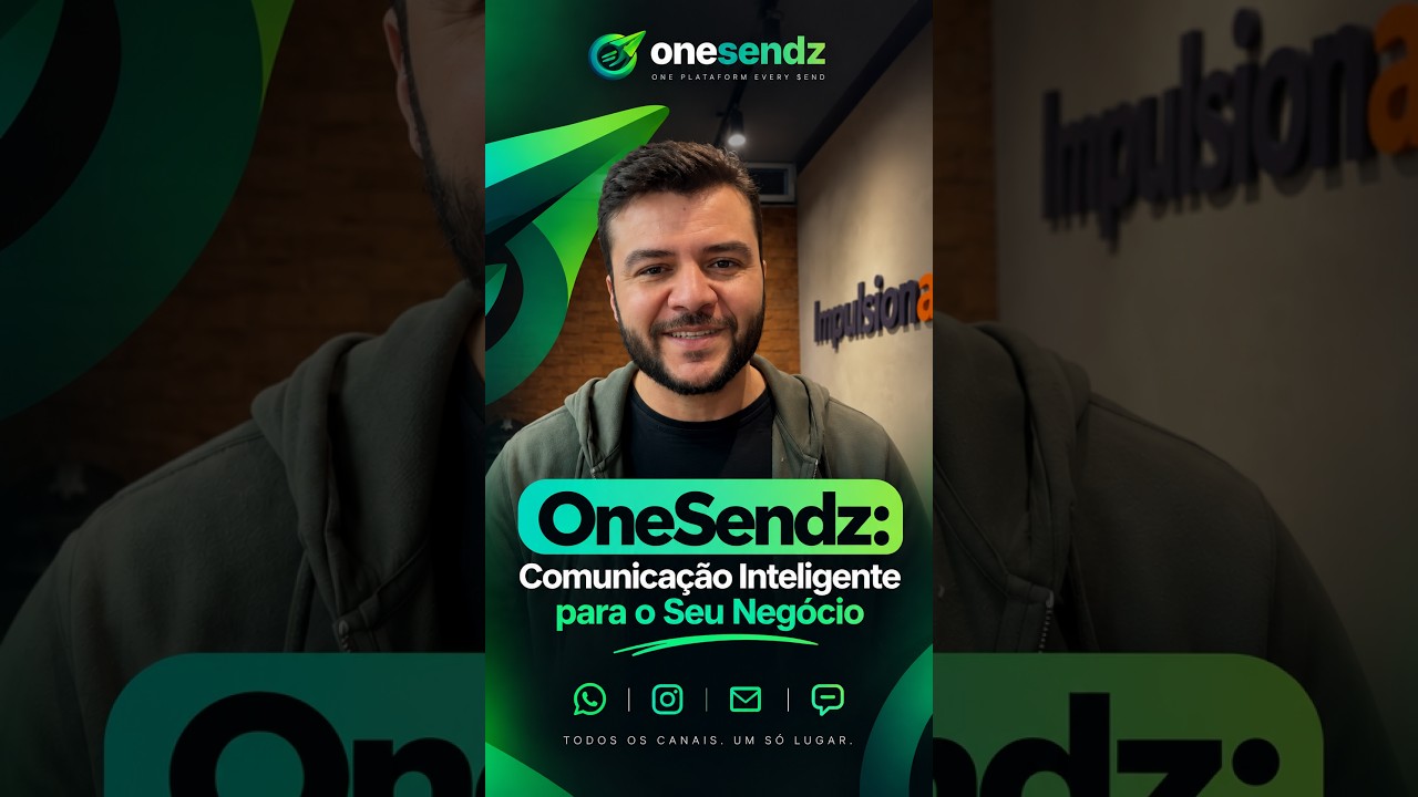 Adilson, da Impulsionaê, explicando como funciona a OneSendz