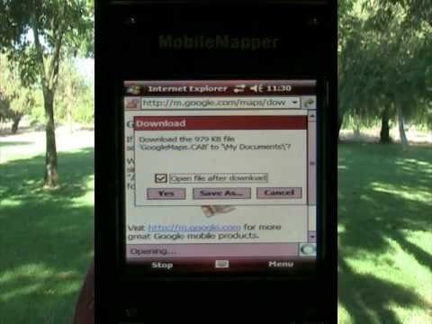 Load a software via Internet on your MobileMapper 6