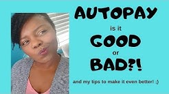 Autopay, is it Good or Bad? | Debt Free Journey | Debt Snowball 