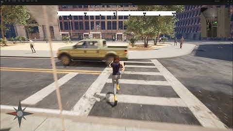 Unreal Engine 5.3 - Testing WorldBLD|CityBLD City & Compassy (Maps + Compass Navigation System) - 4K