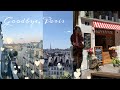 VLOG Goodbye, Paris / Reading in gardens, Rose bouquets, Closing a sweet chapter