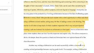 Collaborative Writing Feedback
