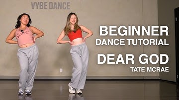 BEGINNER DANCE TUTORIAL | Dear God - Tate Mcrae Choreography by @Aricatamayo